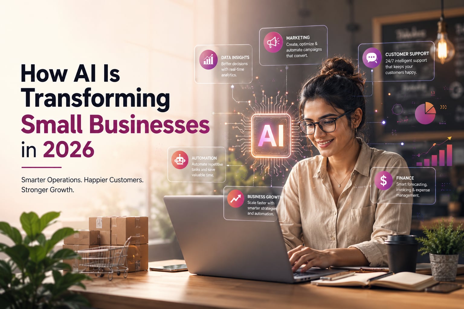 How Artificial Intelligence Is Helping Small Businesses Grow in 2026