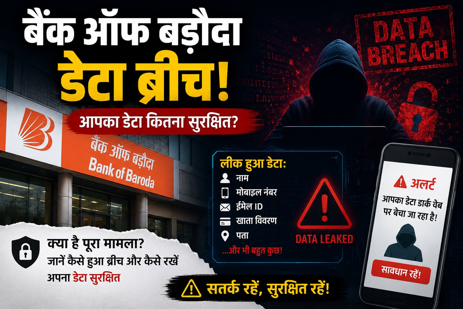 बैंक ऑफ बड़ौदा डेटा लीक 2026: पूरा मामला और ग्राहकों के लिए सुरक्षा गाइड